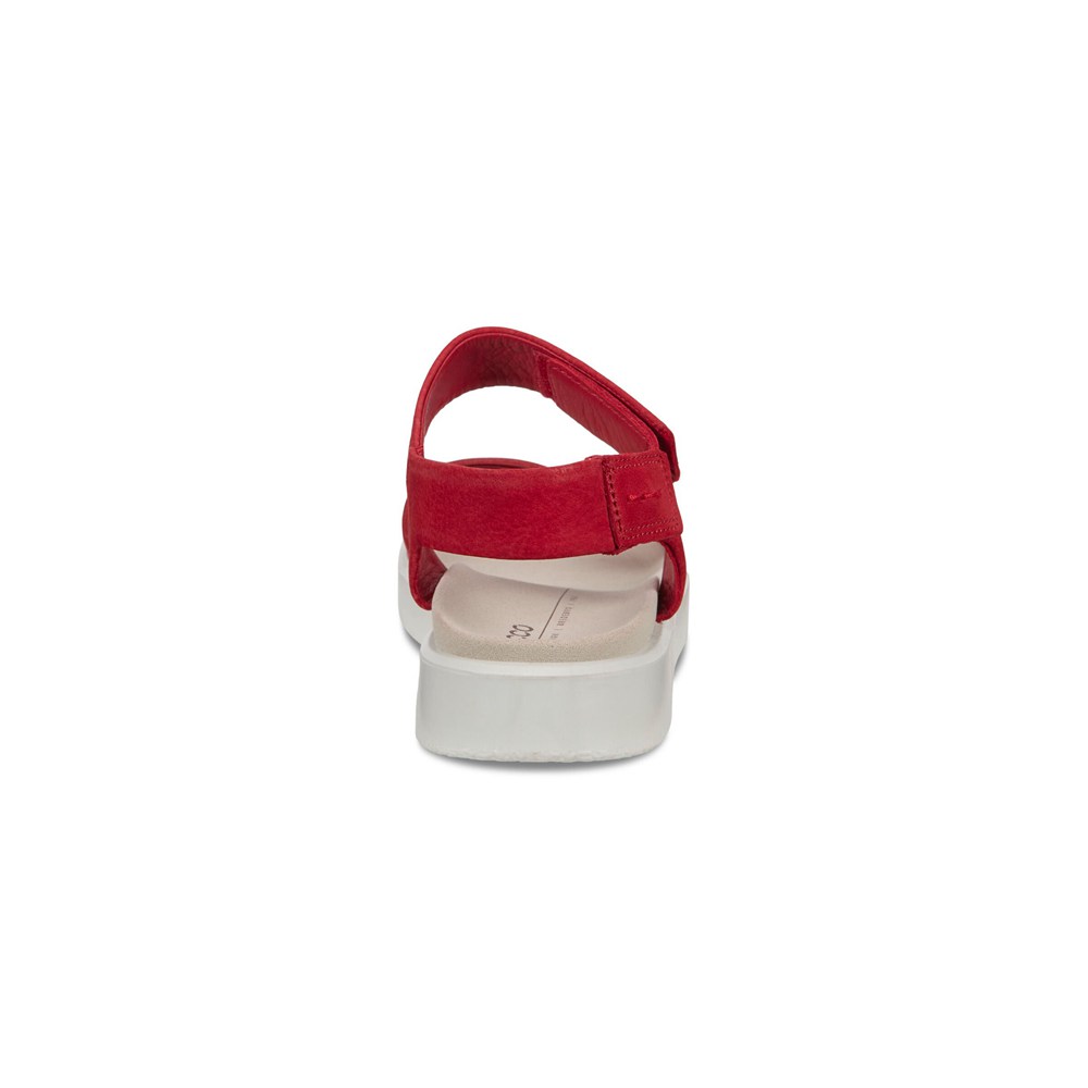 Sandalias Mujer - ECCO Flowt Flat - Rojos - YIR296548